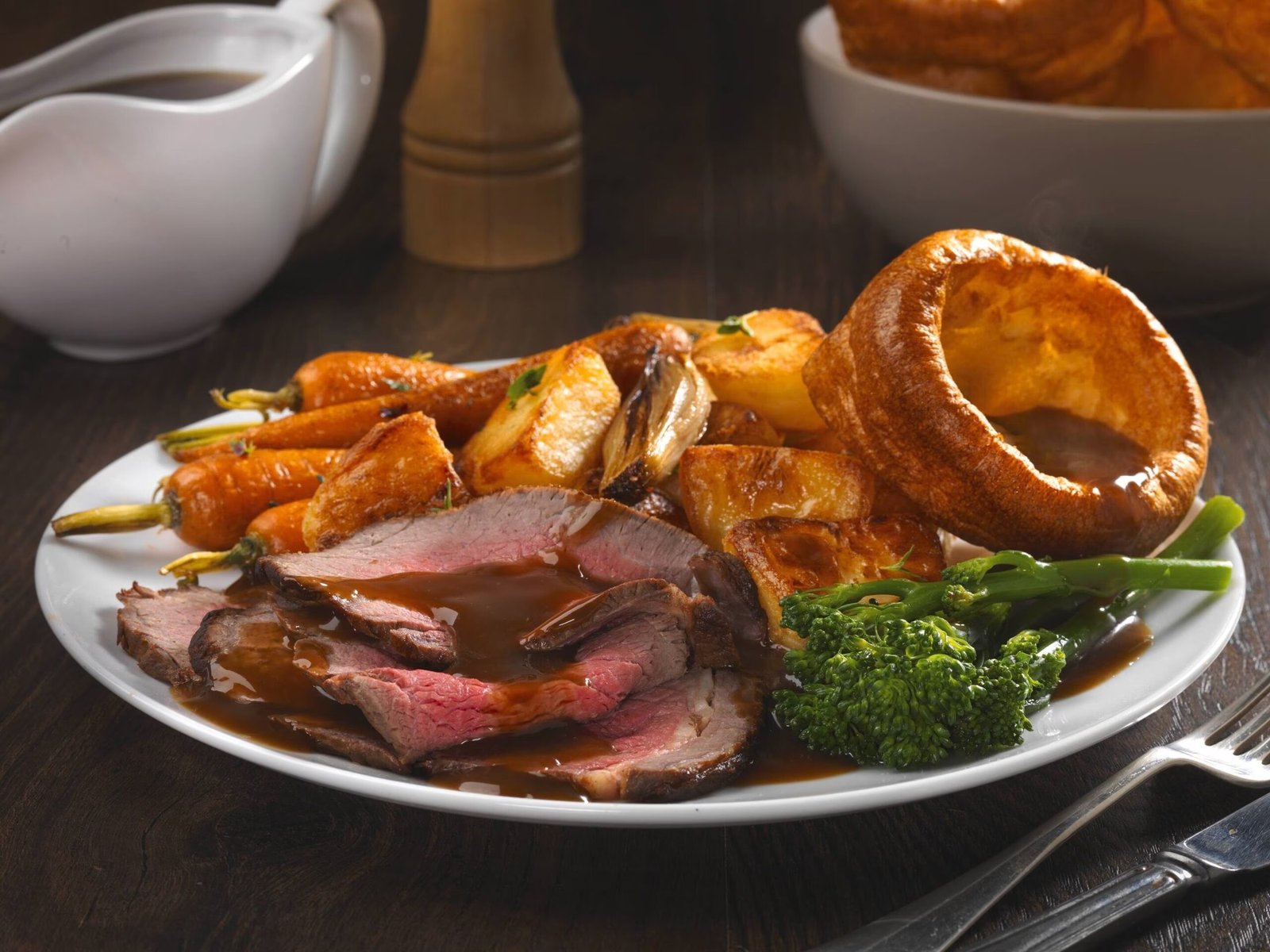 Traditional English Sunday roast