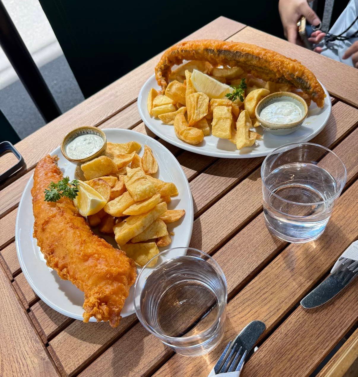 Fish and chips de Rock and Sole Plaice