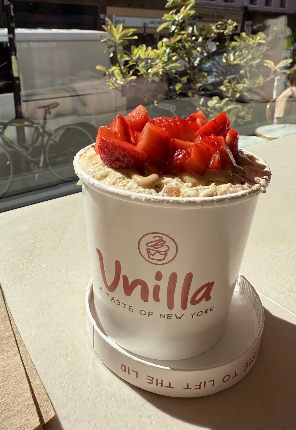 Postre de Vanilla, restaurante de postres estilo neoyorkino