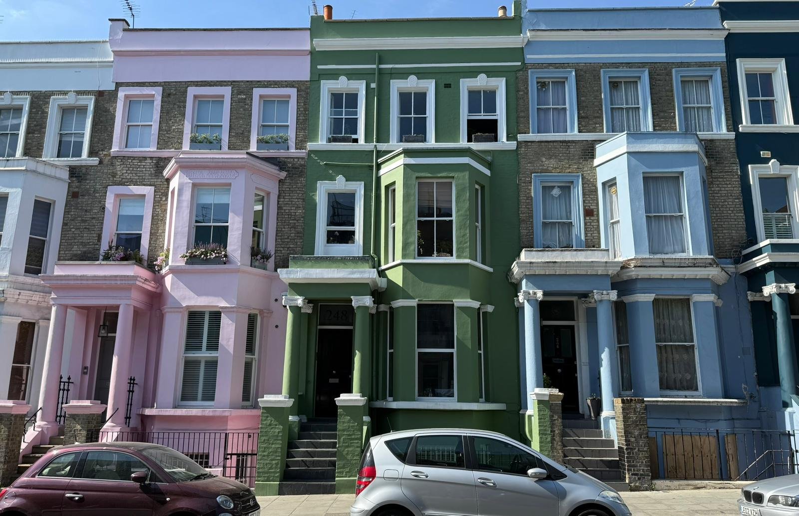 Tour de notting Hill Londres- Casas de colores