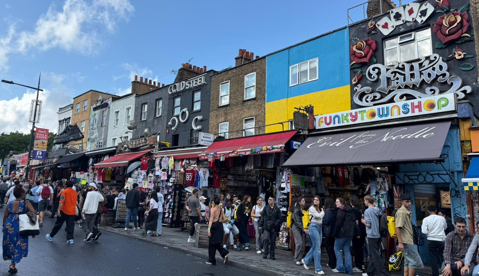 Tour de Camden Town  Londres  - Camden high street
